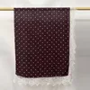 Nouveau hijab en dentelle modal double face à pois pour femmes, turban de mode musulmane, foulard pour femmes, Ramadan