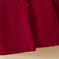 Baby Girl Ruffled Long Sleeve Fleece Hooded Single Breasted CoatKids Clothes Autumn And WinterRecommended To Buy One Size Larger 6