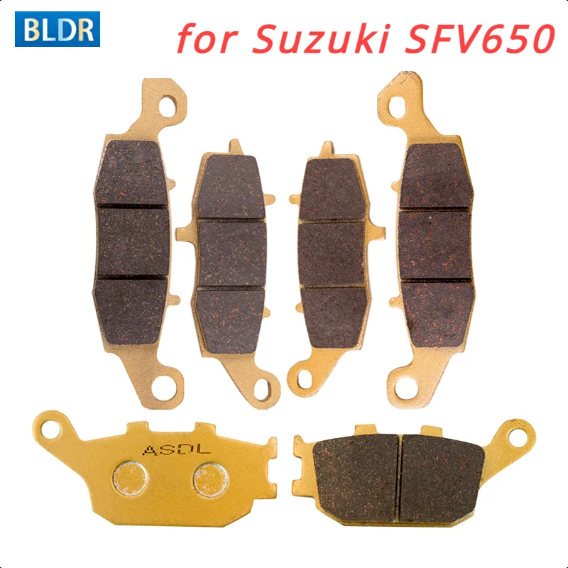 Pastiglie Freno Anteriori Posteriori Moto 650Cc Per Suzuki Sfv 650 K9 L0 L1 Gladius 2009-2012 Sfv650 Ak9 Al0 Al1 Al3 Abs 2009-2013