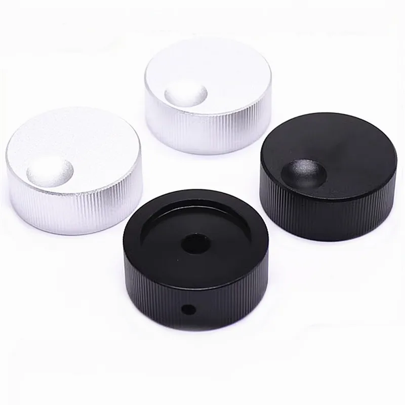 2PCS 알루미늄 솔리드 코어 손잡이 캡 크기 32*13mm 13X32MM 내부 Iole은 직경 6mm입니다. 전위차계 인코더 밴드 스위치 Kno