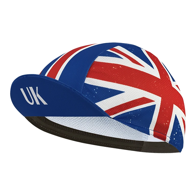 New cycling cap, polyester sweat wicking classic, popular, unisex, national flag 4