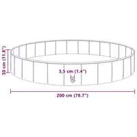 Piscine Red Dog 200 x 30 cm en PVC épais 7