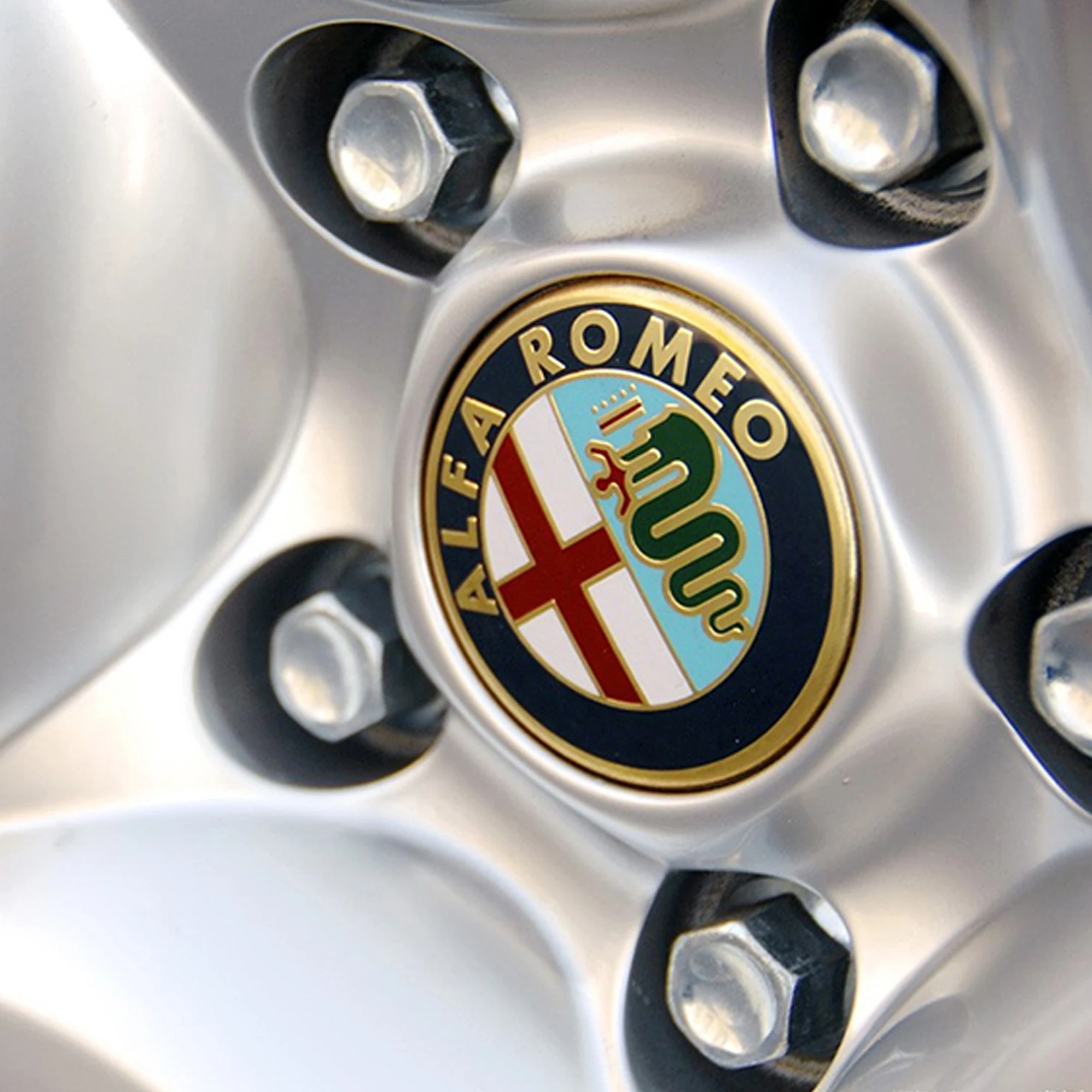 Wheel Center Caps 4Pcs 56/60MM Car Wheel Center Hub Caps Badge Tire Rim Covers For Alfa Romeo Giulietta 147 Giulia Spider GT MiTo Stelvio 159 TZ3