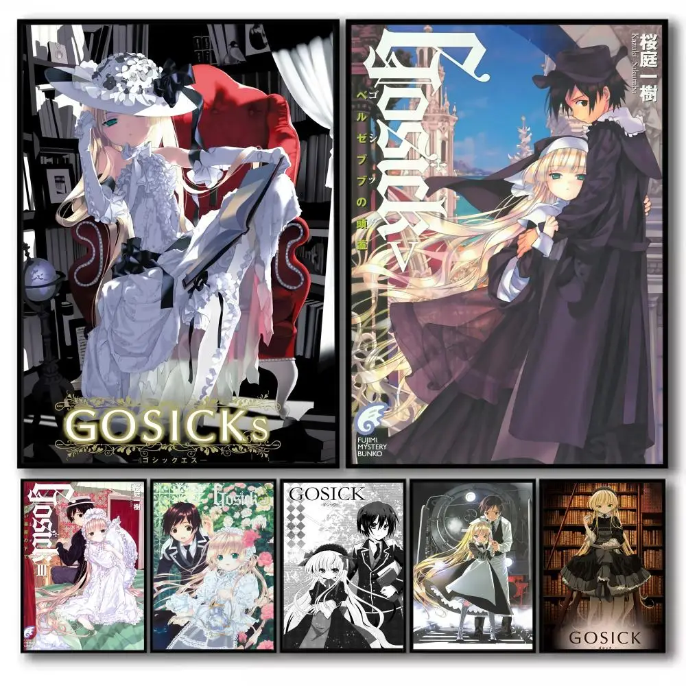 클래식 G-GOSICK 그림 서예 클래식 캔버스 인쇄 포스터, 가정 장 벽 예술..