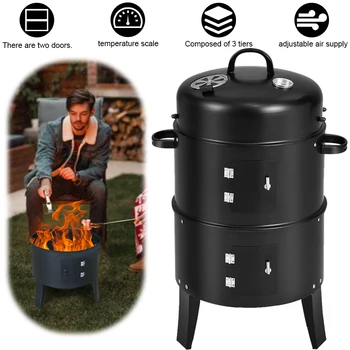 3-in-1 BBQ Smoker 1