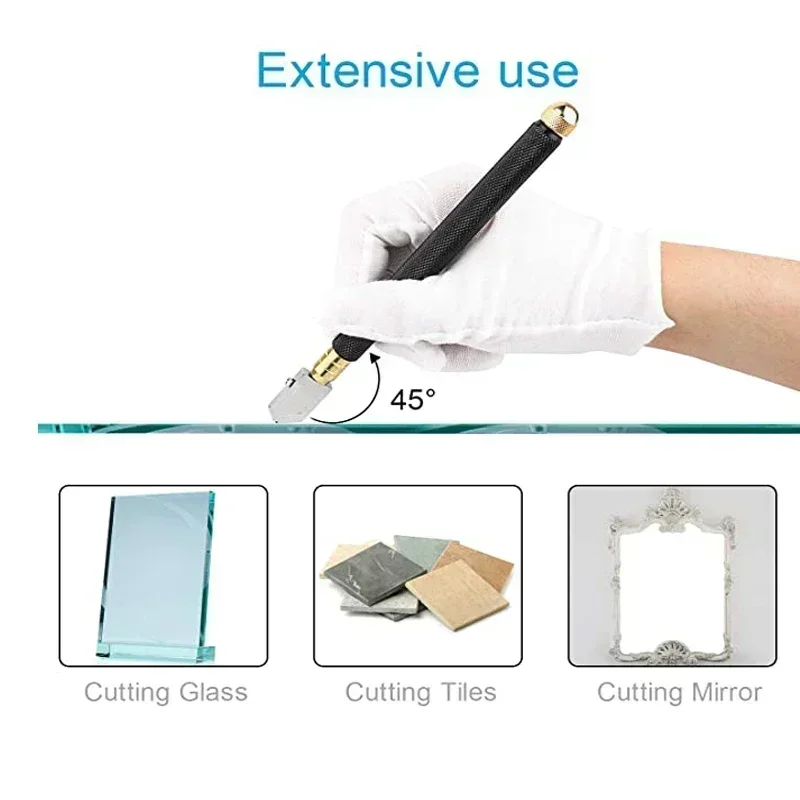 Glass Cutting Wheel Glass Cutting Hand Tool Cutter Ceramic Tile Cutter TC-17 Metal Handle