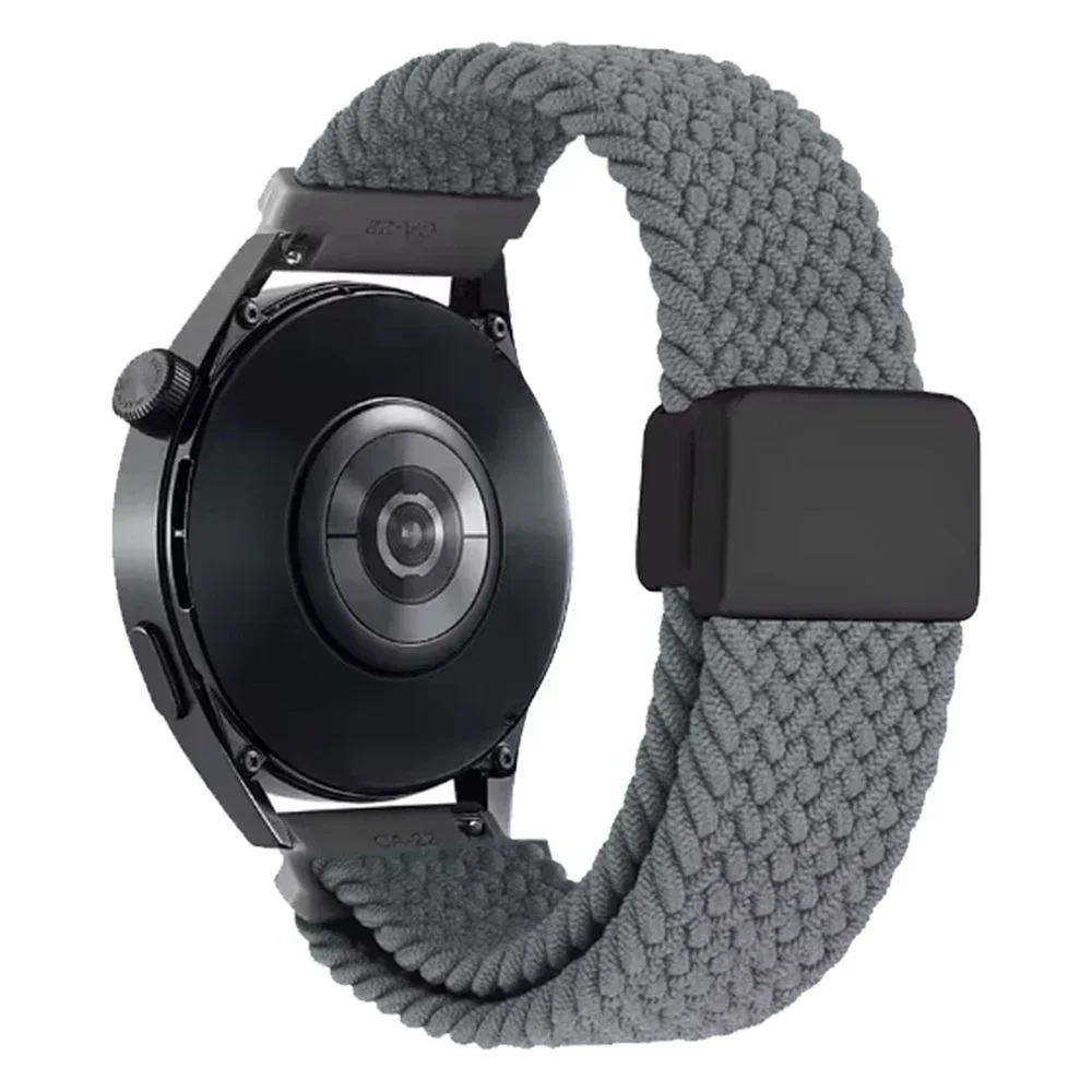 Nylon Braided Smartwatch Bracelet – 20mm/22mm Sports Strap