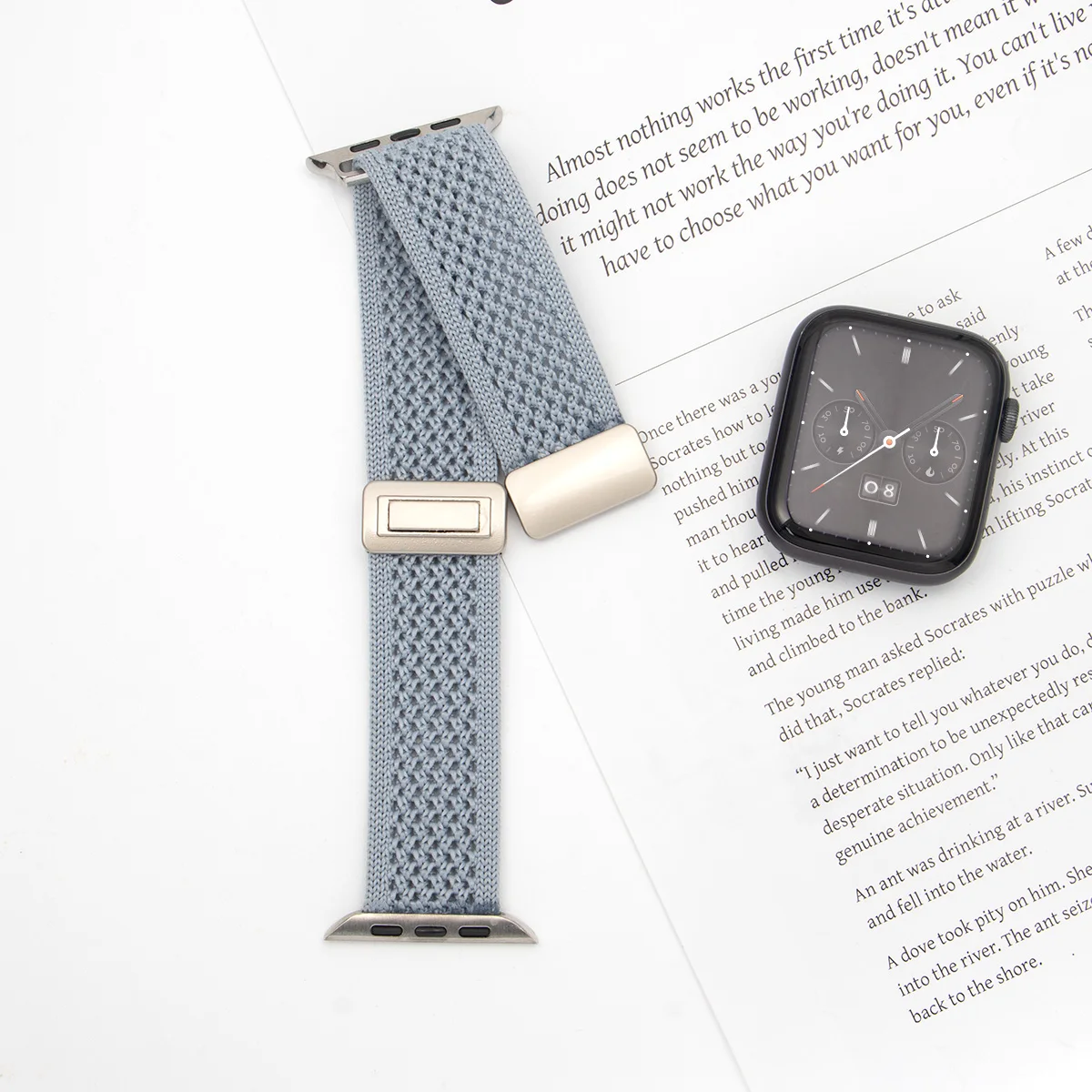 Braided Loop Nylon Strap for Smartwatch - Durable and Stylish Replacement Bracelet Band