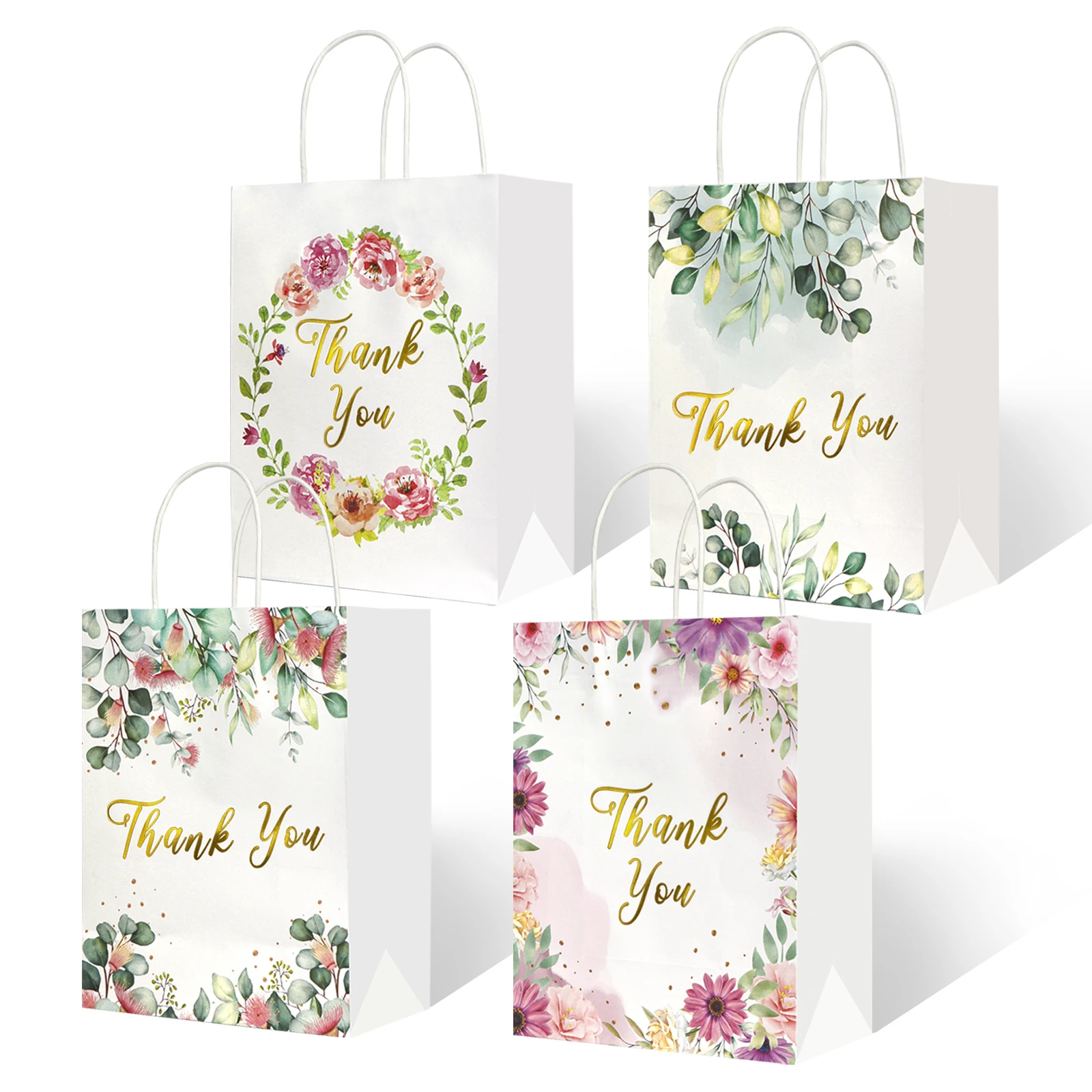 Medium Frosted Wedding Welcome Gift Bags, Wedding, Party Supplies, 12 Pcs, White