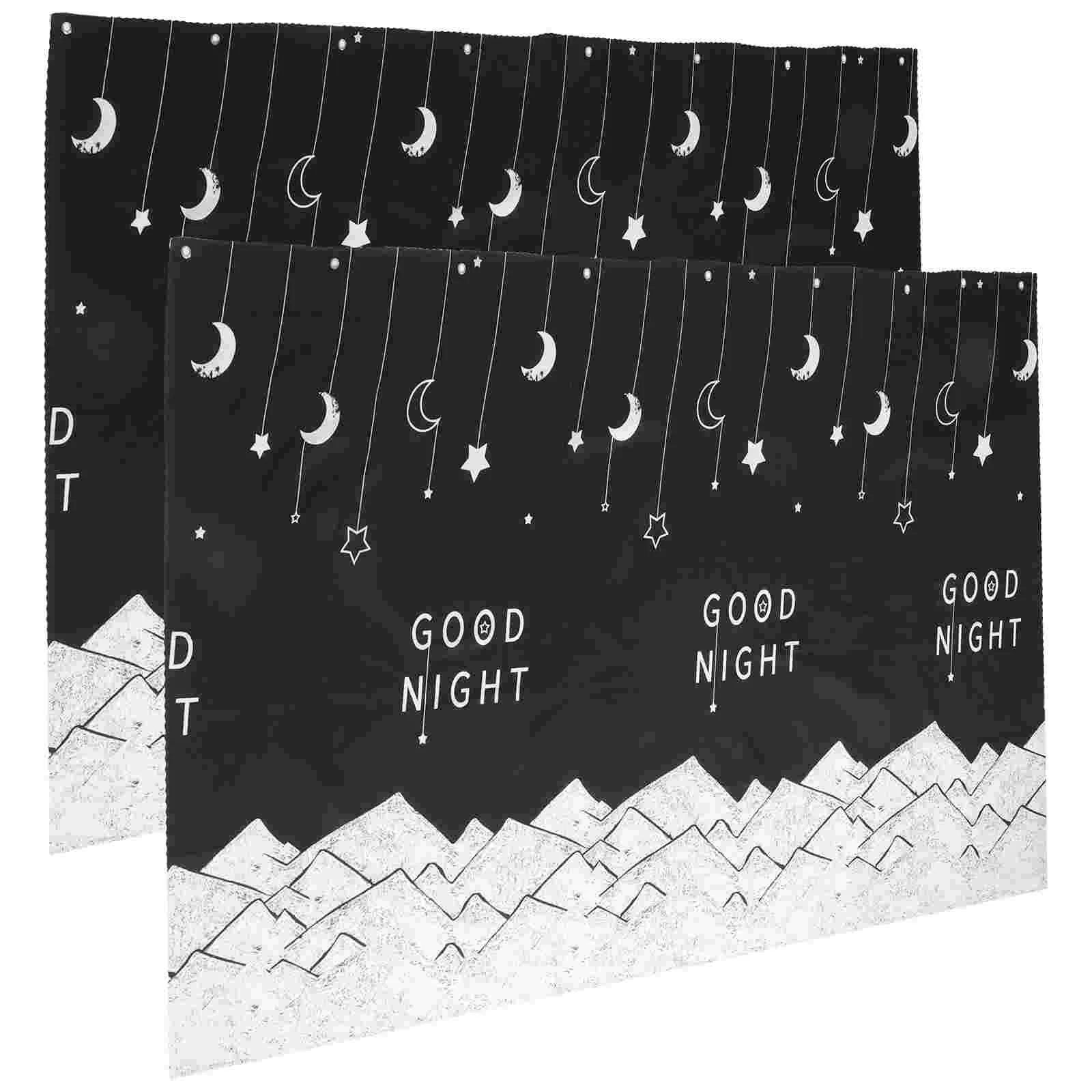 

Bed Privacy Curtain Lightproof for Bunk Decorative Curtains Bottom Accessories Bedroom Blackout Sheer