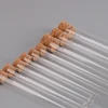 Various Sizes Transparent Glass Flat Bottom Test Tube With Cork Stoppers Empty Scented Incense Sticks Container Eco-friendly 2