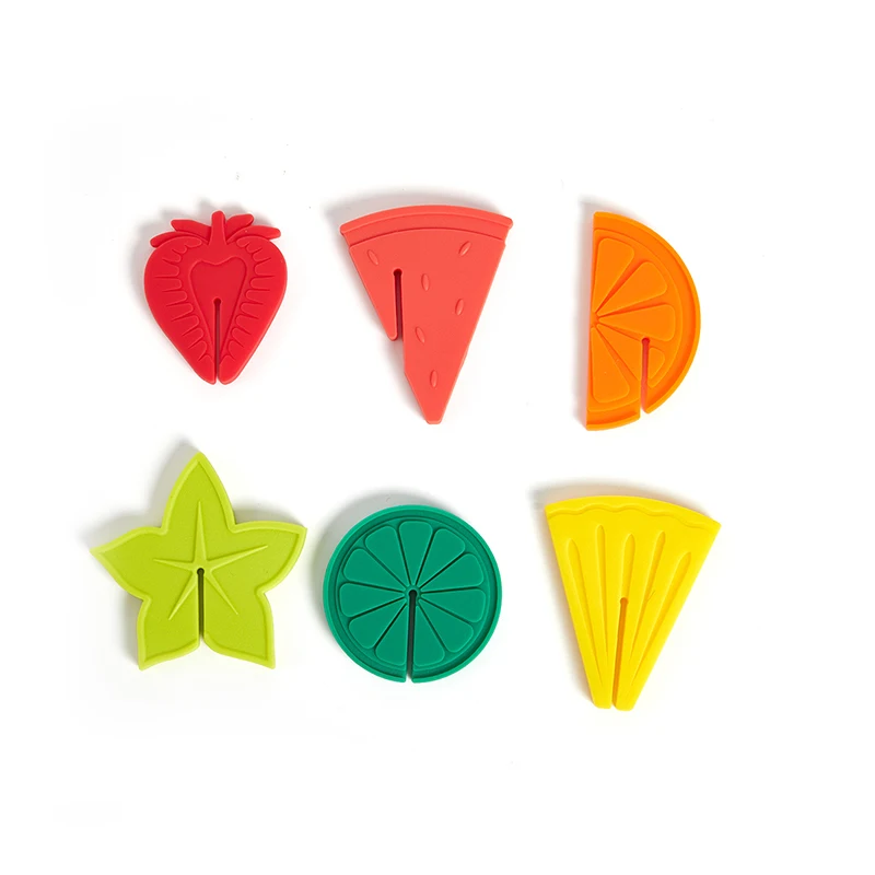 

6/8/10Pcs Fruit Pattern Silicone Wine Glass Premium Durable Drink Marker for Drinks Cups Beverage Glasses Wine Glass