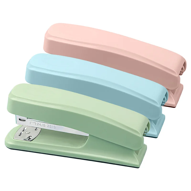 다색 절약형 스테이플러 학생용 스테이플러 학습용 사무용 12 스테이플러 24/6 테이크아웃 포장 및 제본 기계