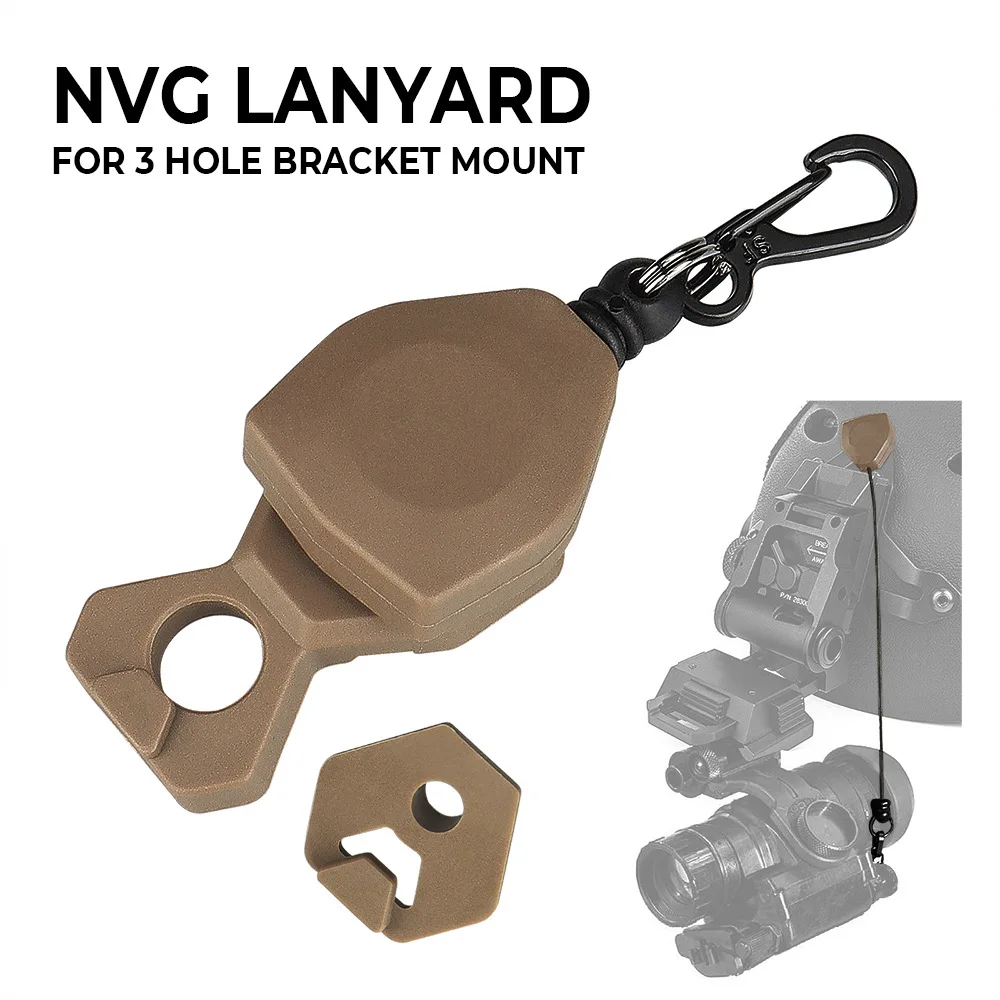 Jagd Taktische NVG Lanyard für Drei Loch Shroud Halterung Helm Zubehör – Detail 2