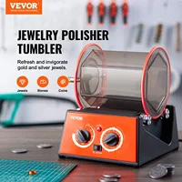 VEVOR 3kg Rotary Tumbler Surface Polisher Jewelry Drum Polishing Machine Gem DIY Mini-Tumbler Finishing Tools 2