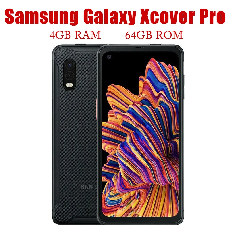 

Samsung Galaxy Xcover Pro G715 Оригинальный разблокированный 6.3ich Восьмиядерный 4 Гб ОЗУ 64 Гб ПЗУ 25MP сканер отпечатков пальцев Android мобильный телефон
