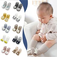 Cartoon Baby Socks Boots Anti-Slip Newborn Cute 3D Dolls Autumn Floor Cotton Socks Warm Boots For Boys Girls Infant Footwear 1