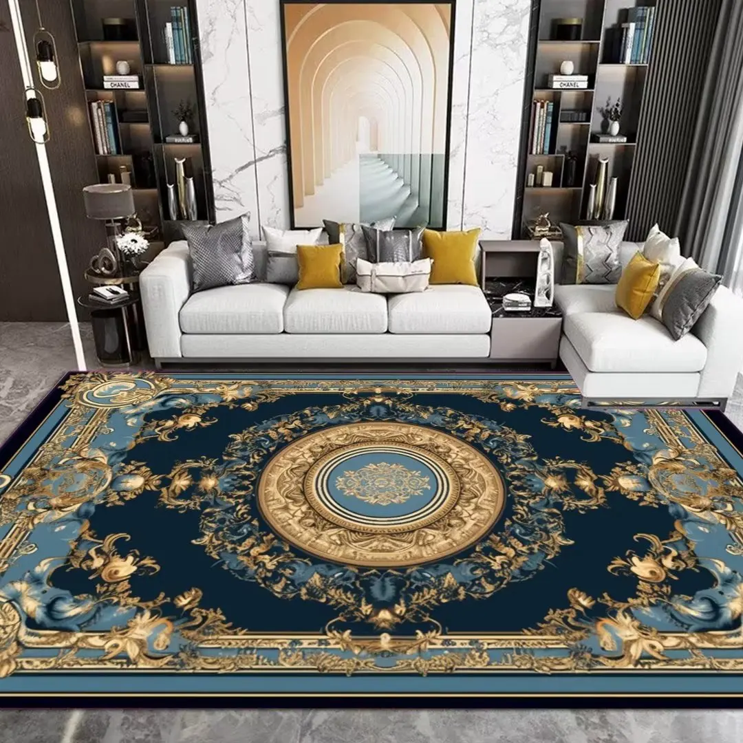 Classical Luxry soft Carpets for Living Room Decoration Home Large Area Rugs Bedroom Decor Floor Rug Non-slip Easy Washable Mat