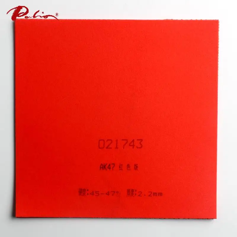 Palio 40+ red sponge AK47 table tennis rubber table tennis racket ping pong fast attack with loop