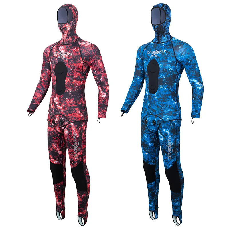 0.5MM Neoprene Scuba Spearfishing 2 Pieces Wetsuit Long Sleeve Kayaking UnderWater Hunting Snorkeling Diving Suit Swim Equipment