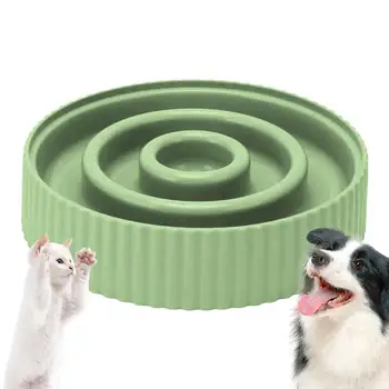Pet Slower Feeder Anti Gulping Bloat Stop Food Eating Puzzle Bowl Pet Slow Food Bowls For Pets Of All Sizes Dog Slow Feeders For 1