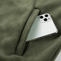 2024 Men's Shirt Long Sleeve Thickened Polar Fleece Zip-Up Stand Collar Warm Autumn Winter Jacket Male Big Size 6xl 7xl 8xl 2