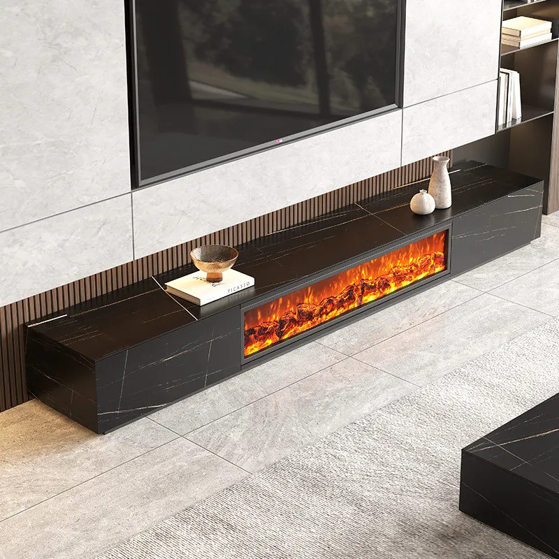 Meuble TV de luxe pour cheminée intérieure, européen, simple, petit salon  familial, meuble au sol, haut de gamme - AliExpress