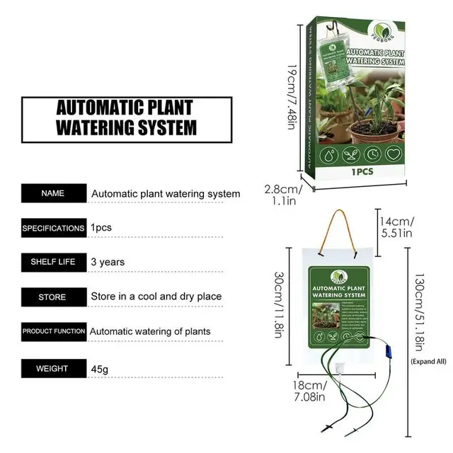 Növénytáska 1L Automatikus Öntözőrendszer Házi Növények Számára. - Image 6