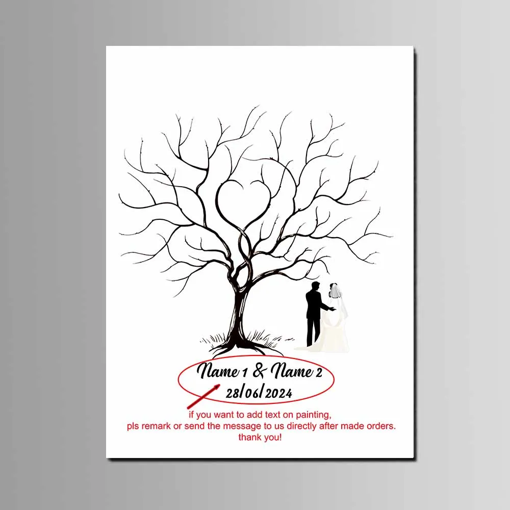 Wedding Fingerprint Tree Canvas: The Ultimate Guide to Personalized Guest  Signatures and Lasting Memories, image size:1000x1000