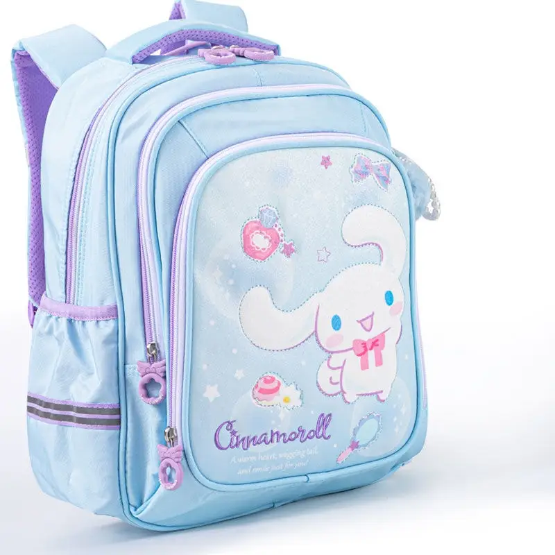 

Sanrioed Kuromi Melody Cinnamoroll Hello Kitty Children Backpack Cute Schoolbag Student Cartoon Large Capacity Shoulder Bag Gift