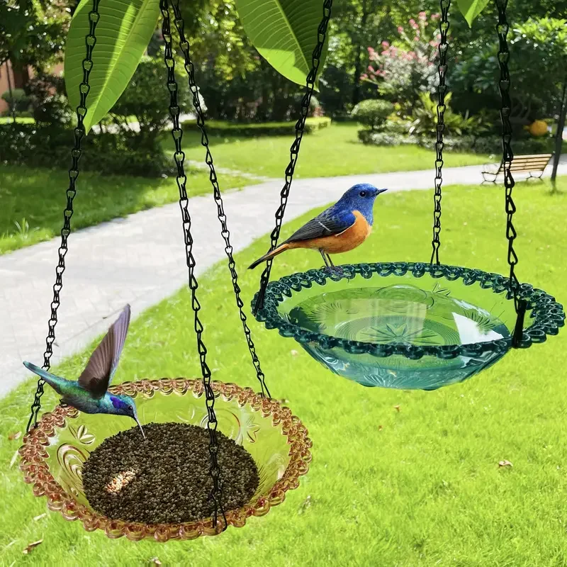 Hanging Flower Bird Feeder 1