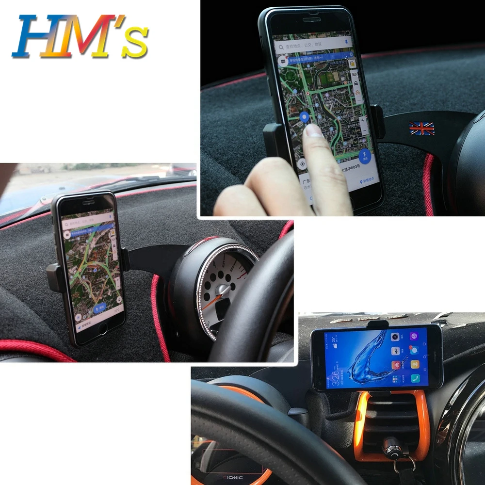 Phone Holder Car Accessories For MINI Cooper R56 R57 R55 Countryman R60 R61 F56 F55 F60 Clubman F54 Bracket phone holder mobile phone holder