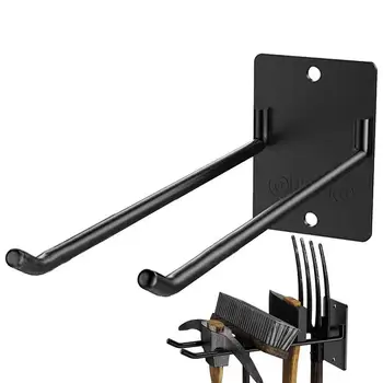 Tool Storage System Hooks Wall Holder Garage Storage Multi-Purposes Garden Tool Organizer For Warehouse Garage Organization 2