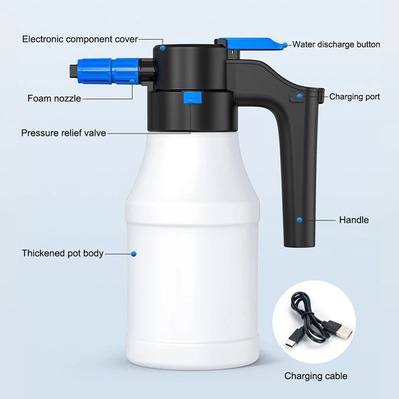 زجاجة رش الرغوة الكهربائية من سيميتال، قابلة لإعاد...