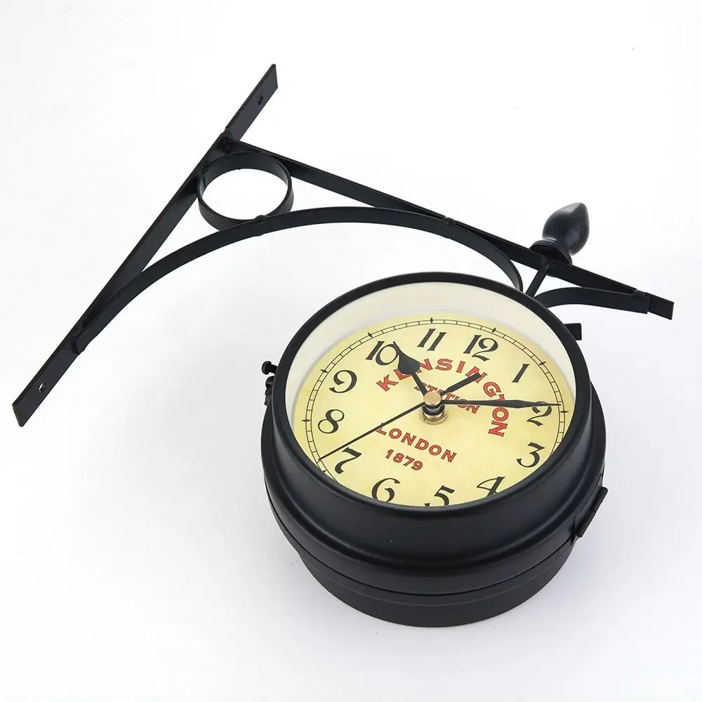 Retro Double-Sided Wall Clock 4