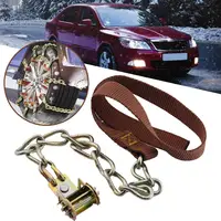 1/5/10PCS Car Winter Snow Chains Iron Snow Chain Non-slip Chain Snow Tire Powerful Supplies Suv Skid Truck Car Wheels Chain