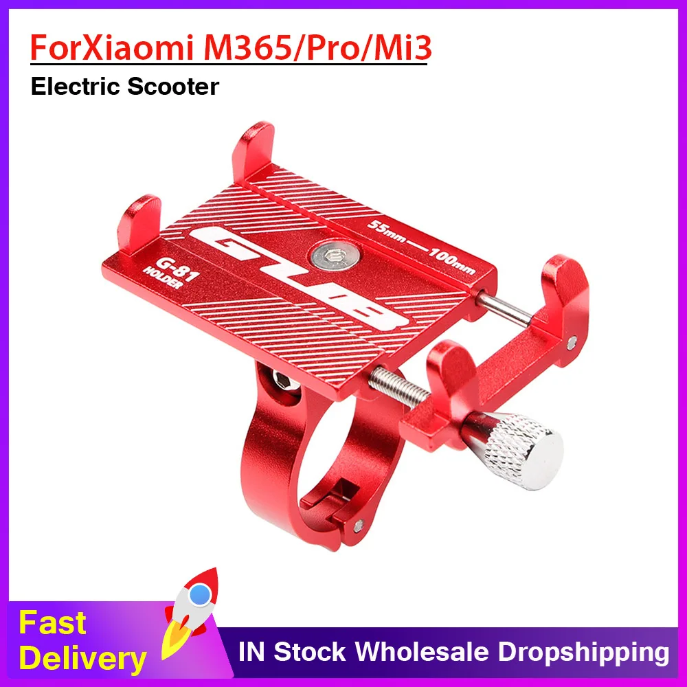 

Universal Mobile Cell Phone Holder Handlebar Mount Bracket Rack for Xiaomi M365 Pro 1S Pro 2 Mi3 Electric Scooter Mobile Stand