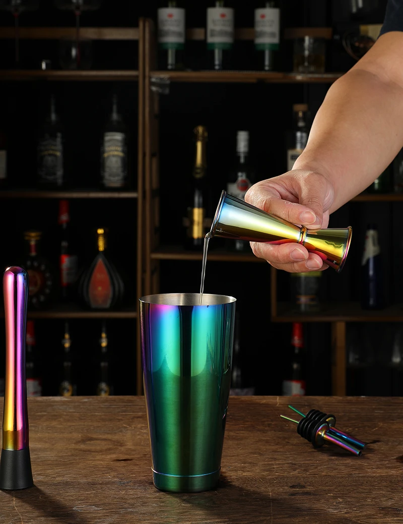 Japanese-Style Double Cocktail Jigger 4.75-Inches 0.5-Ounce to 2-Ounce measuring jigger
