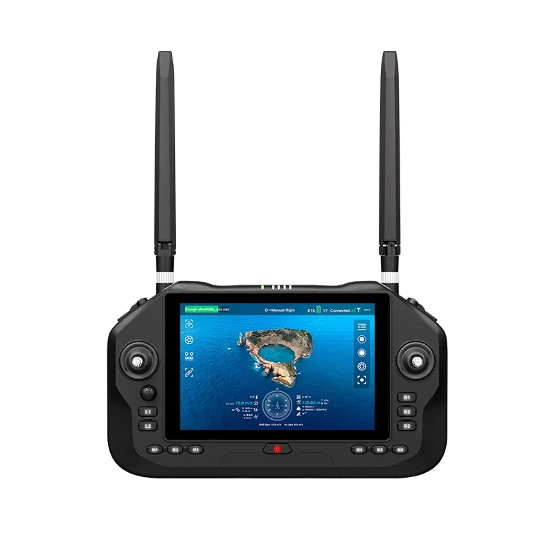 SIYI UniRC 7 Handheld Ground Station 2.4/5 GHz dual-frequency 40 KM range 4K 30fps 7-lnch 1080PMonitor 8-Core 4GB RAM 64GB ROM