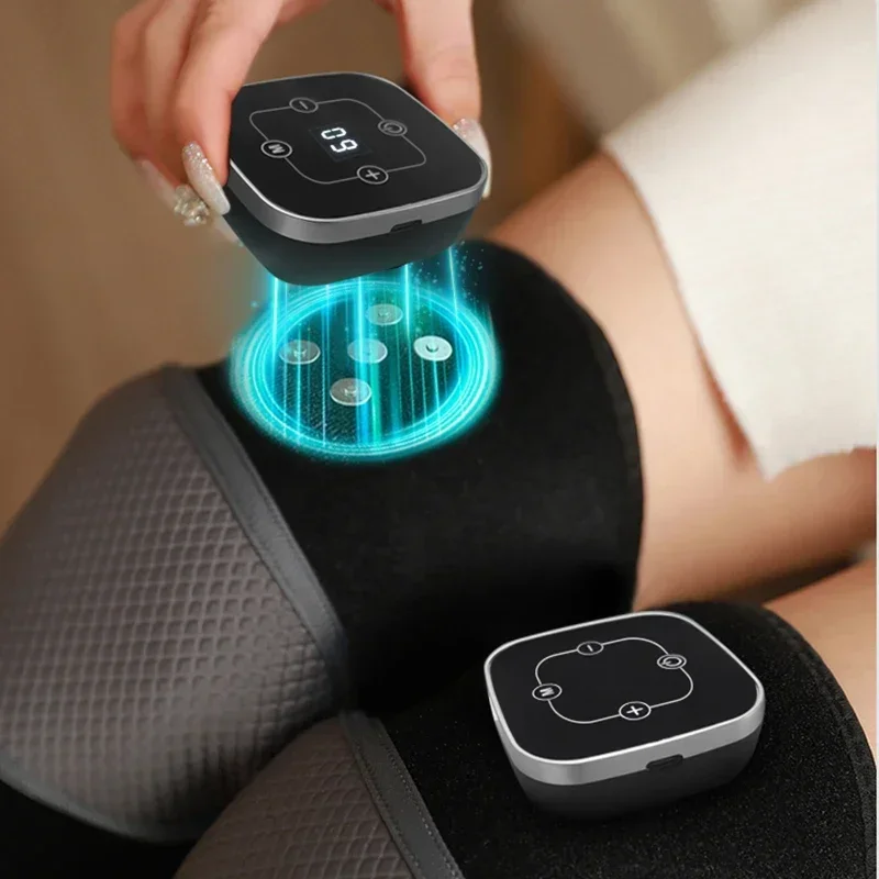 3in1 Electric Knee Should Brace Massage with Vibration Heated Massage Therapy Shoulder Elbrow Pain Relief Old Cold Leg Knee Warm