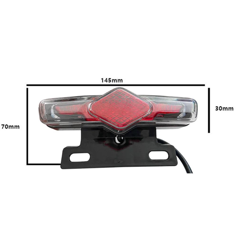 Electric Bicycle Rear Lamp LED Safety Night Riding Warning E-bike Taillights Cycling Accessories with Turn Signal