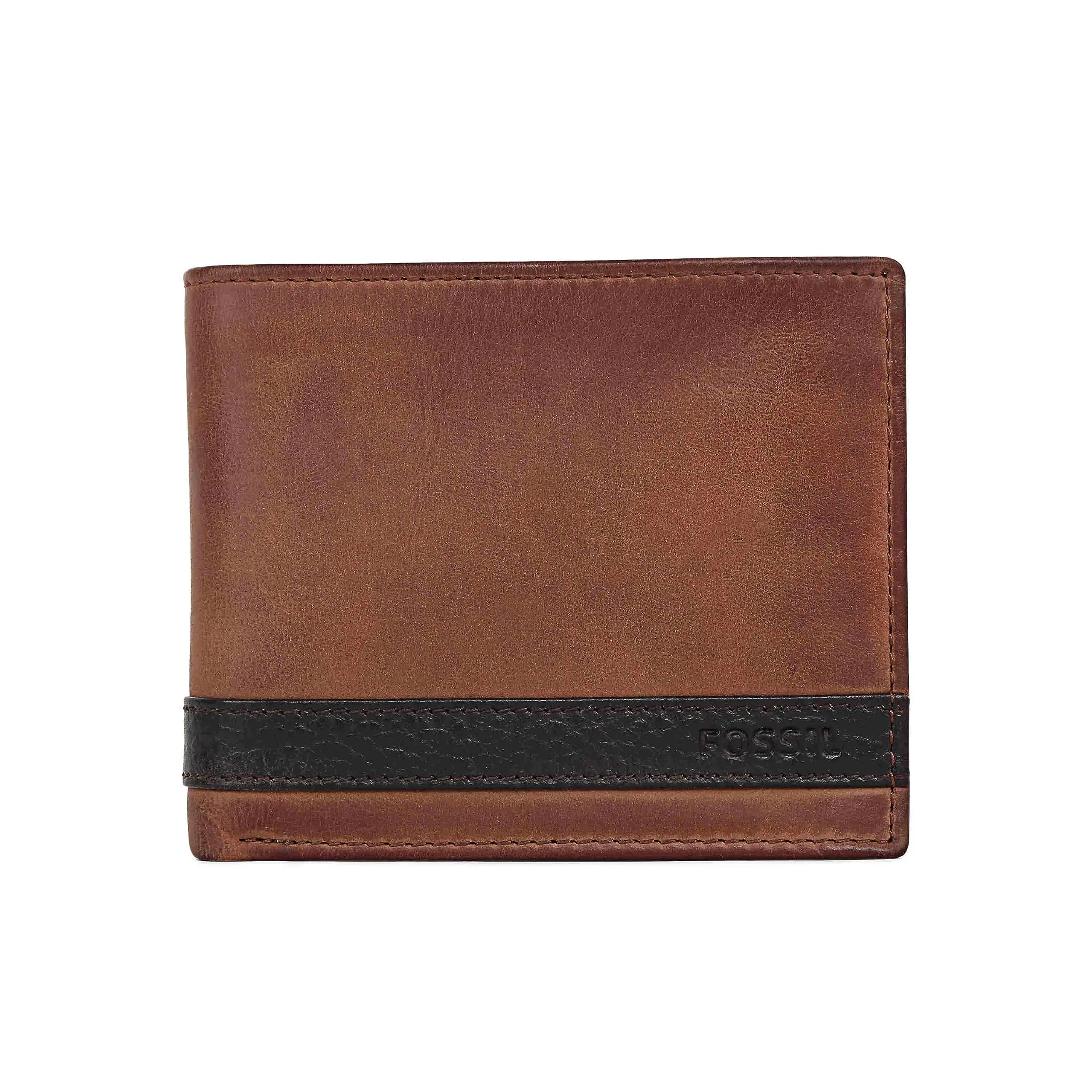 

Men's Leather Bifold Wallet with Coin Pocket - Stylish and Functional for Everyday Use.