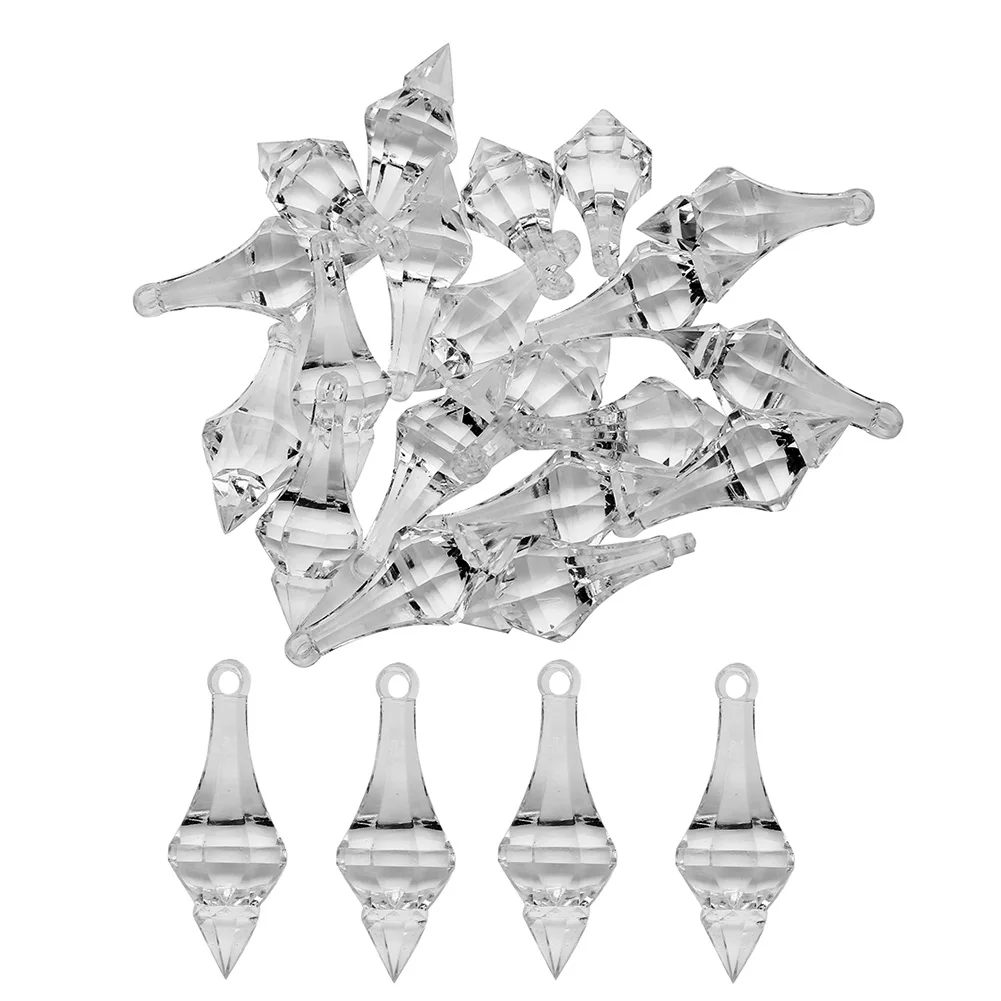 Acrylic Transparent Pendant Beads Wedding Decoration