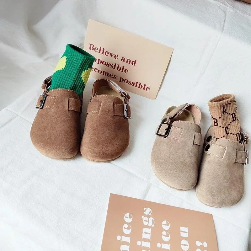 Children's Fleece Elastic Clogs Baby Boys Girls Plush Slipper,Prewalker Winter Warm Soft Sole Shoes,Anti-Slippery Footwear 3