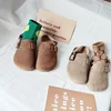 Children's Fleece Elastic Clogs Baby Boys Girls Plush Slipper,Prewalker Winter Warm Soft Sole Shoes,Anti-Slippery Footwear 3
