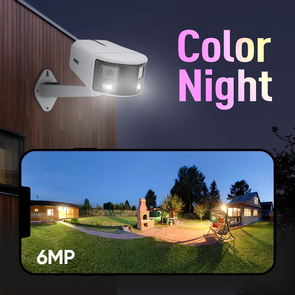 Annke 6MP POE Dual Lens Camera H.265 Outdoor 3