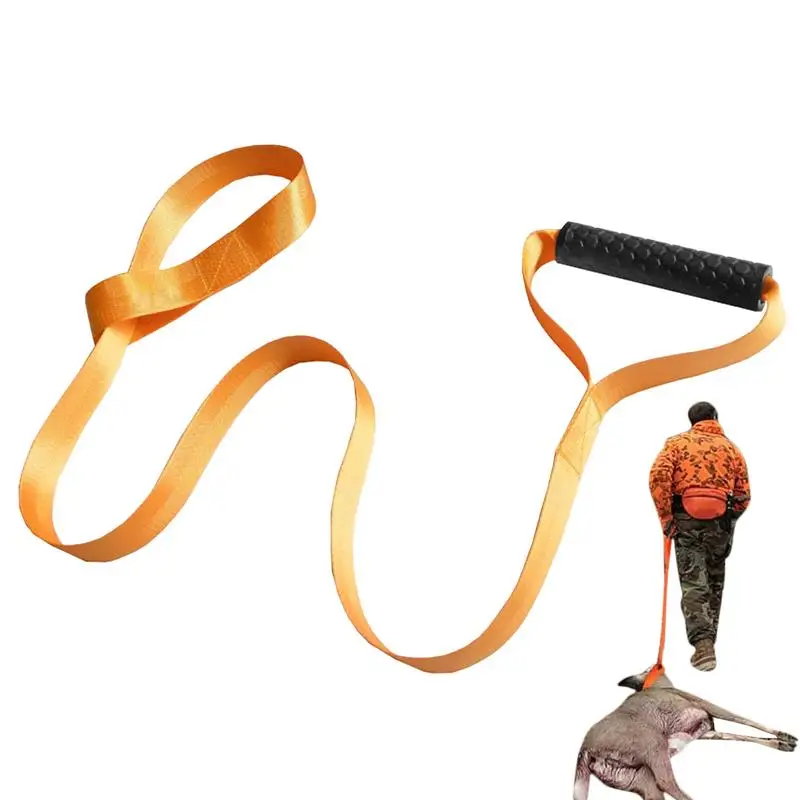 3Pcs Deer Drag Rope with Non-Slip Handle, Heavy Duty Deer Drag
