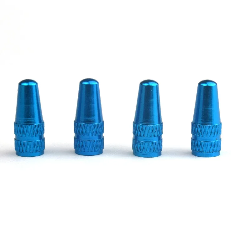 4Pcs Aluminum Alloy Road MTB Track Racing Bike Tube Tyre Tire Wheel FV French Valve Cap Presta Valve Bike Accessories