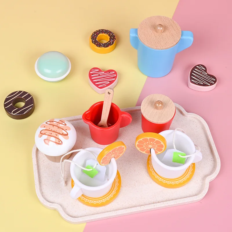 Wooden Cake Toys Kitchen Playset Play Food Pretend Kit Cutting Food Set for Kidren Montessori Learning Educational Party Toys pretend food toys pretend kitchen toys kitchen toys wooden burger toys wooden ice cream playset educational toys