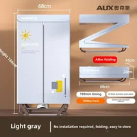 Электрическая сушилка для одежды 1500 Вт, новая сушилка для одежды, домашняя сушилка, студенческое общежитие, маленькая складная сушилка для одежды, синхронизация — изображение 6